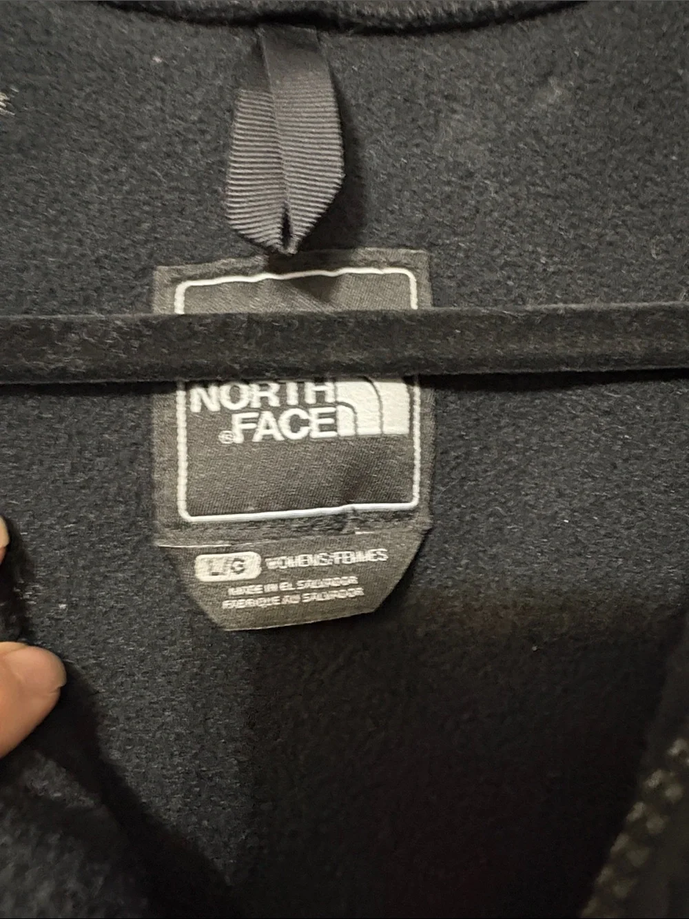 The North Face Denali Polartec Fleece Jacket Black Women’s S Full Zip